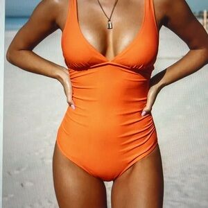 Beachsissi  Plunging V Neckline Women's  One Piece